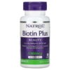 Natrol, Biotin Plus, Extra Strength, 5,000 mcg, 60 Tablets