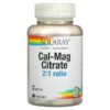 Solaray, Cal-Mag Citrate with Vitamin D-2, 90 VegCaps