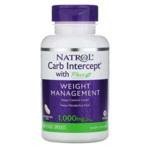 Natrol, Carb Intercept with Phase 2 Carb Controller, 500 mg, 60 Veggie Caps