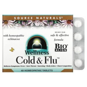 Source Naturals, Wellness Cold & Flu, 48 Homeopathic Tablets