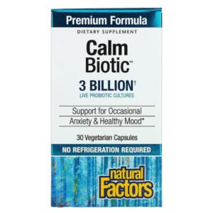 Natural Factors, Calm Biotic, 3 Billion, 30 Vegetarian Capsules