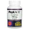Natural Factors, PeptACE, Fish Peptides, 500 mg, 90 Capsules