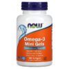 NOW Foods, Omega-3 Mini Gels, 180 EPA / 120 DHA, 180 Softgels 2 NOW Foods, Omega-3 Mini Gels, 180 EPA / 120 DHA, 180 Softgels