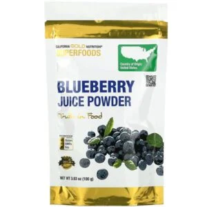California Gold Nutrition, SUPERFOODS – Blueberry Juice Powder, 3.53 oz (100 g)
