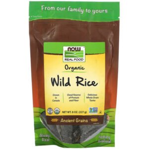 NOW Foods, Real Food, Organic, Wild Rice, 8 oz (227 g)