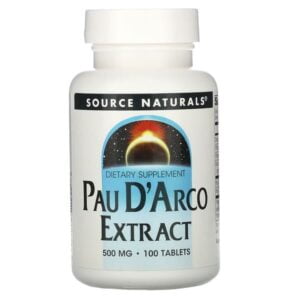 Source Naturals, Pau D’Arco Extract, 500 mg, 100 Tablets
