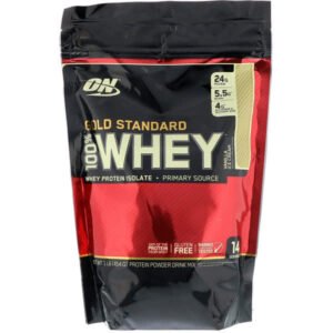 Optimum Nutrition, Gold Standard 100% Whey, Vanilla Ice Cream, 1 lb (454 g)