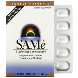 Source Naturals, SAMe, 400 mg, 30 Enteric Coated Tablets