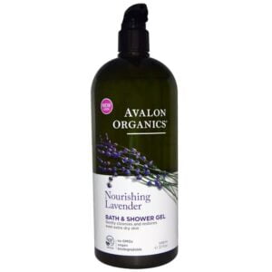 Avalon Organics, Bath & Shower Gel, Nourishing Lavender, 32 fl oz (946 ml)