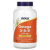 NOW Foods, Omega 3-6-9, 1,000 mg, 250 Softgels 2 NOW Foods, Omega 3-6-9, 1,000 mg, 250 Softgels