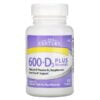 21st Century, 600+D3 Plus Minerals, 120 Tablets