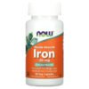 NOW Foods, Iron, Double Strength, 36 mg, 90 Veg Capsules 1 NOW Foods, Iron, Double Strength, 36 mg, 90 Veg Capsules