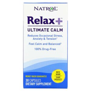 Natrol, Relax +, Ultimate Calm, 30 Capsules