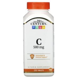 21st Century, Vitamin C, 500 mg, 250 Tablets