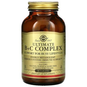 Solgar, Ultimate B+C Complex, 90 Tablets