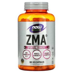 NOW Foods, Sports, ZMA, Sports Recovery, 180 Veg Capsules