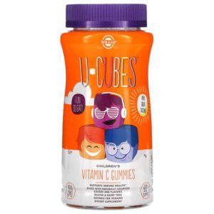 Solgar, U-Cubes, Children’s Vitamin C Gummies, Orange & Strawberry, 90 Gummies