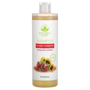 Nature’s Gate, Pomegranate & Sunflower Shampoo for Color-Treated Hair, 16 fl oz (473 ml)
