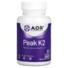 Advanced Orthomolecular Research AOR, Peak K2, 90 Capsules 1 Advanced Orthomolecular Research AOR, Peak K2, 90 Capsules