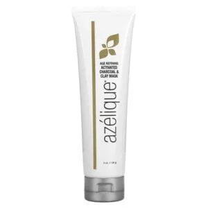 Azelique, Clay Beauty Mask, Age Refining Activated Charcoal & Clay Beauty Mask, 5 oz (140 g)