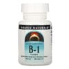 Source Naturals, B-1, Thiamin, 100 mg, 100 Tablets