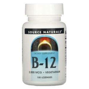 Source Naturals, B-12, 2,000 mcg, 100 Lozenges