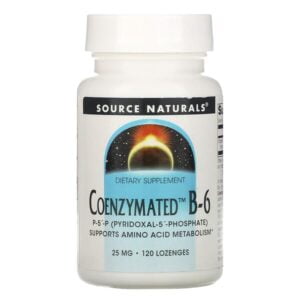 Source Naturals, Coenzymated B-6, 25 mg, 120 Lozenges