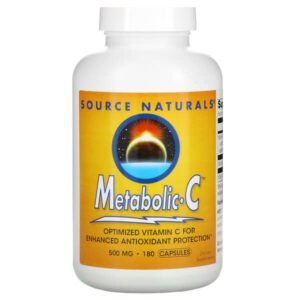 Source Naturals, Metabolic C, 500 mg, 180 Capsules