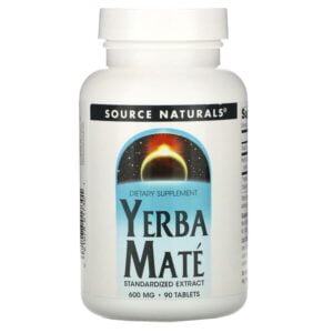 Source Naturals, Yerba Mate, 600 mg, 90 Tablets