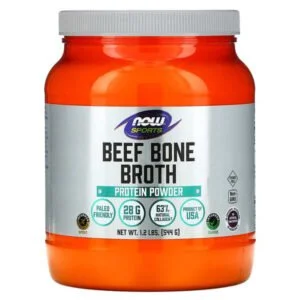 NOW Foods, Sports, Beef Bone Broth, Protein Powder , 1.2 lbs (544 g)