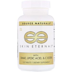 Source Naturals, Skin Eternal with DMAE, Lipoic Acid, and C Ester, 120 Tablets