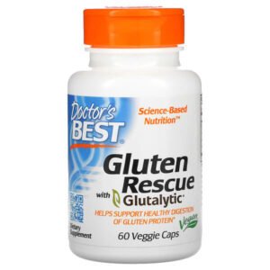 Doctor’s Best, Gluten Rescue with Glutalytic, 60 Veggie Caps