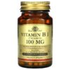 Solgar, Vitamin B1, 100 mg, 100 Vegetable Capsules