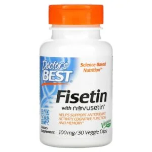 Doctor’s Best, Fisetin with Novusetin, 100 mg, 30 Veggie Caps