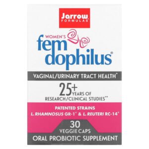 Jarrow Formulas, Women’s Fem Dophilus, 30 Veggie Caps