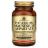 Solgar, Potassium Magnesium Aspartate, 90 Vegetable Capsules 1 Solgar, Potassium Magnesium Aspartate, 90 Vegetable Capsules