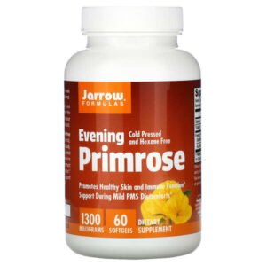 Jarrow Formulas, Evening Primrose, 1300 mg, 60 Softgels