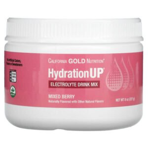 California Gold Nutrition, HydrationUP, Electrolyte Drink Mix, Mixed Berry, 8 oz (227 g)