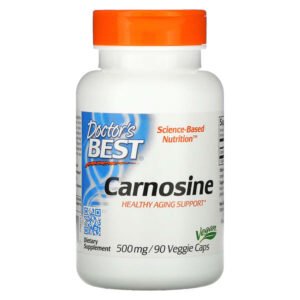 Doctor’s Best, Carnosine, 500 mg, 90 Veggie Caps