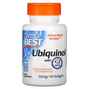 Doctor’s Best, Ubiquinol with Kaneka, 50 mg, 90 Softgels