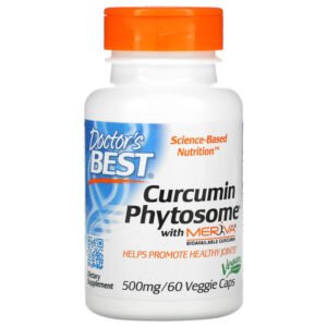 Doctor’s Best, Curcumin Phytosome with Meriva, 500 mg, 60 Veggie Caps