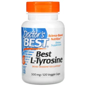 Doctor’s Best, Best L-Tyrosine, 500 mg, 120 Veggie Caps