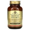 Solgar, Biotin, 1,000 mcg, 250 Vegetable Capsules
