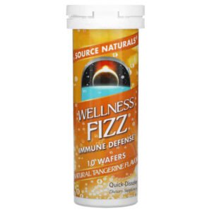 Source Naturals, Wellness Fizz, Natural Tangerine , 10 Wafers