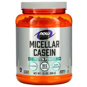 NOW Foods, Sports, Micellar Casein Protein Powder, Unflavored, 1.8 lbs (816 g)