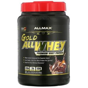 ALLMAX Nutrition, AllWhey Gold, 100% Whey Protein + Premium Whey Protein Isolate, Chocolate, 2 lbs (907 g)