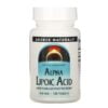 Source Naturals, Alpha Lipoic Acid, 100 mg, 120 Tablets