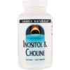 Source Naturals, Inositol & Choline, 800 mg, 100 Tablets 2 Source Naturals, Inositol & Choline, 800 mg, 100 Tablets