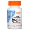 Doctor's Best, High Absorption Iron with Ferrochel, 27 mg, 120 Tablets 2 Doctor's Best, High Absorption Iron with Ferrochel, 27 mg, 120 Tablets