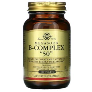 Solgar, Megasorb B-Complex “50”, 100 Tablets